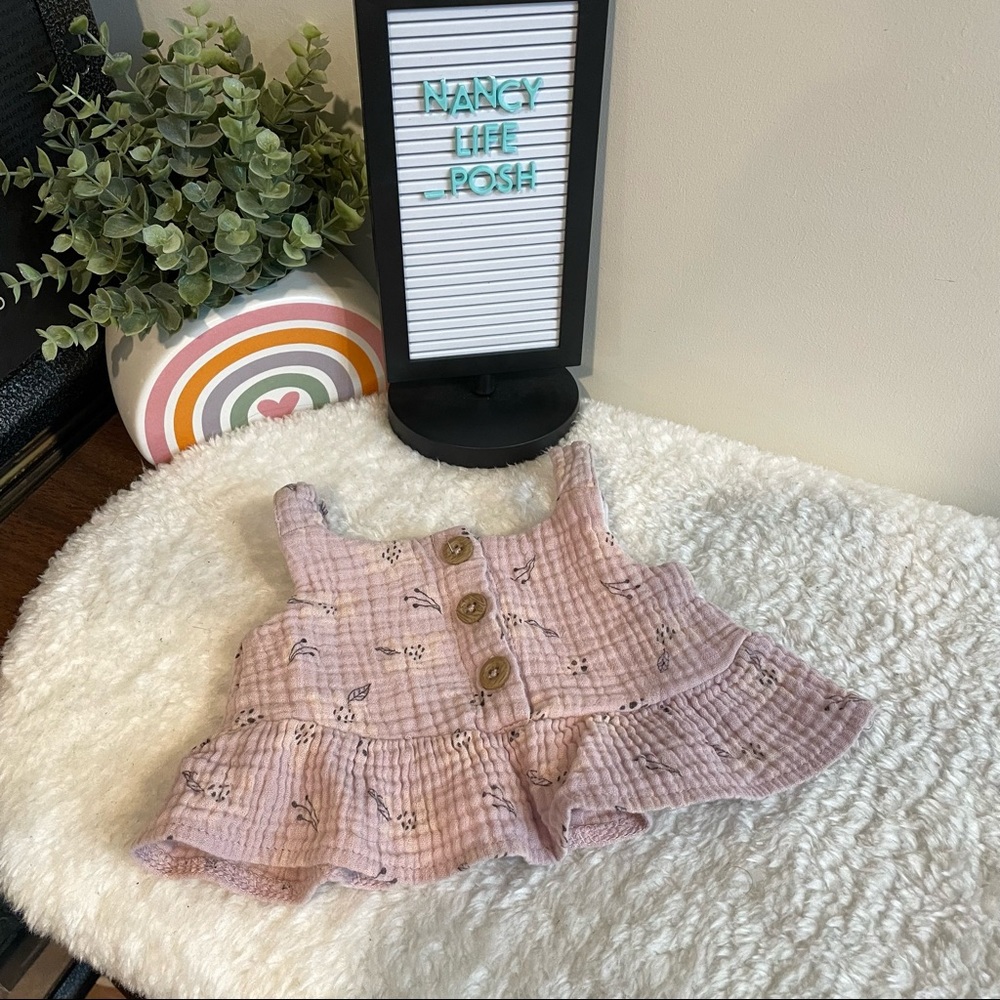 Emily and Oliver Cutesie Peplum Tank Top